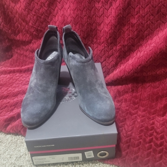 Vince Camuto Ankle Suede Bootie - Picture 7 of 8